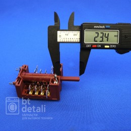 Переключатель режимов духового шкафа плиты HANSA 820405, EP-154 / 7LA GOTTAK