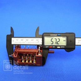 Переключатель режимов духового шкафа плиты HANSA 820405, EP-154 / 7LA GOTTAK