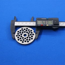 Решетка мелкая мясорубки Аксион, Бриз (0016427) / в упаковке