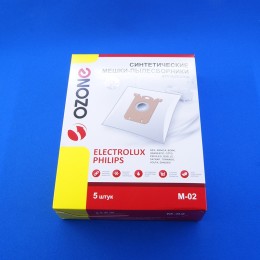 Мешки пылесборники для пылесоса Electrolux, Philips M-02