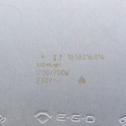 Конфорка для стеклокерамики D200мм 1700/700W Ego 10.58216.014