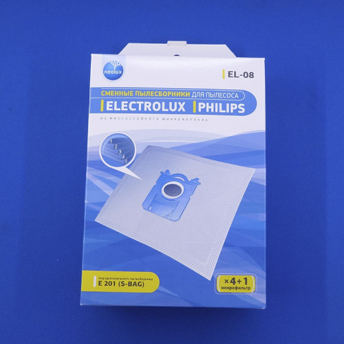 Мешки пылесборники для пылесоса Electrolux, Philips EL-08, E-201