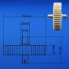 Шестерня для мясорубки Vitek с валом с прорезью z41.051-VT