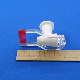 Кран кулера для горячей воды под кружку KL007 Hot Красный