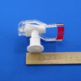 Кран кулера для горячей воды под кружку KL007 Hot Красный