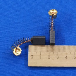 Щетки для электроинструмента Makita 6x10x15 мм (пружина, пятак-уши, автоотключение) 2 шт, (SDM-28047) COFRA 181038-5