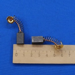 Щетки для электроинструмента Makita 6x10x15 мм (пружина, пятак-уши, автоотключение) 2 шт, (SDM-28047) COFRA 181038-5