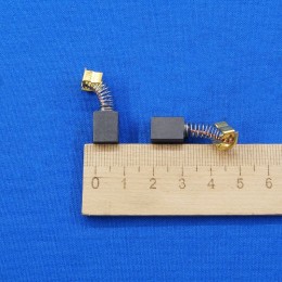 Щетки для электроинструмента Makita 6x9x11.5 мм (пружина, пятак-уши, автоотключение) 2 шт, (SDM-28038) аналог COFRA 191962-4