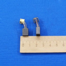 Щетки для электроинструмента Makita 6x9x11.5 мм (пружина, пятак-уши, автоотключение) 2 шт, (SDM-28038) аналог COFRA 191962-4