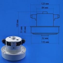 Двигатель для пылесоса 2000W Samsung VCM-M10GUAA Оригинал (DJ31-00097A) VAC046UN, VCM-2000S