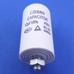 Пусковой конденсатор для стиральной машины 12 мкф 450 V CBB60