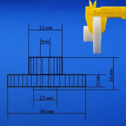 Комплект шестеренок для мясорубки PS007