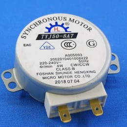 Двигатель вращения тарелки 220 V для микроволновки TYJ50-8A7