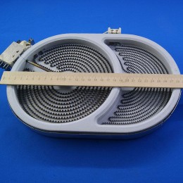 Конфорка Стеклокерамика 2400/1500W D-160/260mm (642835-б/у-0104)