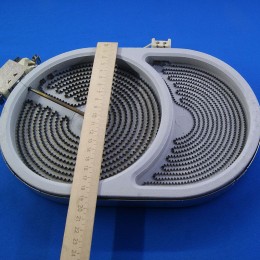Конфорка Стеклокерамика 2400/1500W D-160/260mm (642835-б/у-0104)