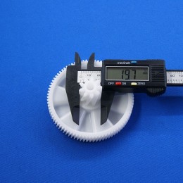 Шестеренка для мясорубки Kenwood оригинал (KW715564) KW017, MG350, / большая, белая