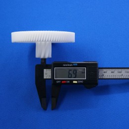 Шестеренка для мясорубки Kenwood оригинал (KW715564) KW017, MG350, / большая, белая