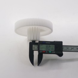 Шестеренка для мясорубки D=79/27мм, H35/15, отв.8мм, зуб-78/14, Дива