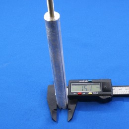 Анод магниевый водонагревателя D16x150мм две резьбы M4x7/M6x30 (MTS-65150813)