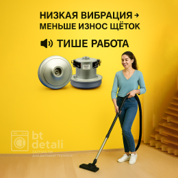 Мотор двигатель для пылесоса LG, Electrolux 2200W YDC01-5NA, YDC24